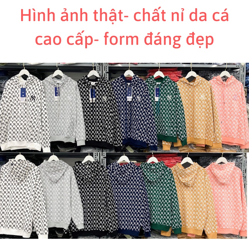 [Siêu Sale+Ảnh thật] Áo khoác Hoodie form rộng sweater MLB nỉ Ulzzang Unisex Hàn Hot trend Thời Trang Thu Đông siêu đẹp
