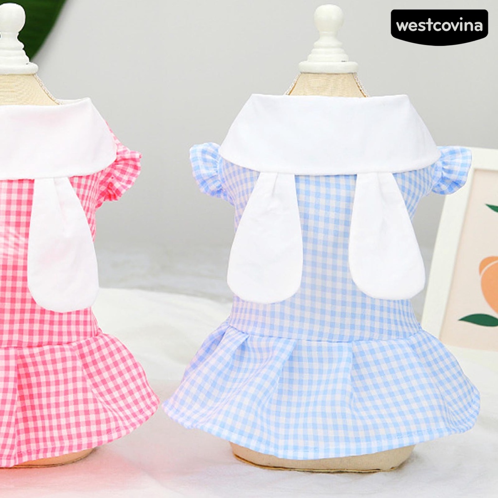 [Mới]♞Đầm Công Sở Vải Polyester Thoáng Khí In Họa Tiết Dễ Thương Cho Thú Cưng