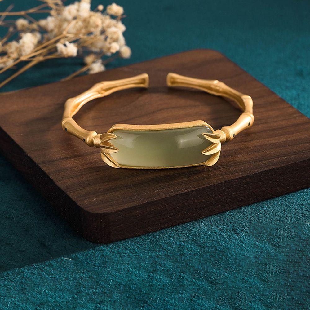 Vòng Tay VANES1 Phong Cách Dân Tộc Quyến Rũ Sang Trọng|Vòng Tay Hở Phong Cách Trung Hoa Cho Bạn Gái