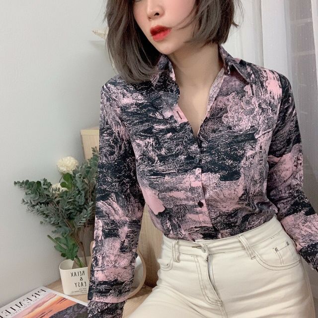 Áo Sơ mi hoạ Tiết 3D hàng đẹp