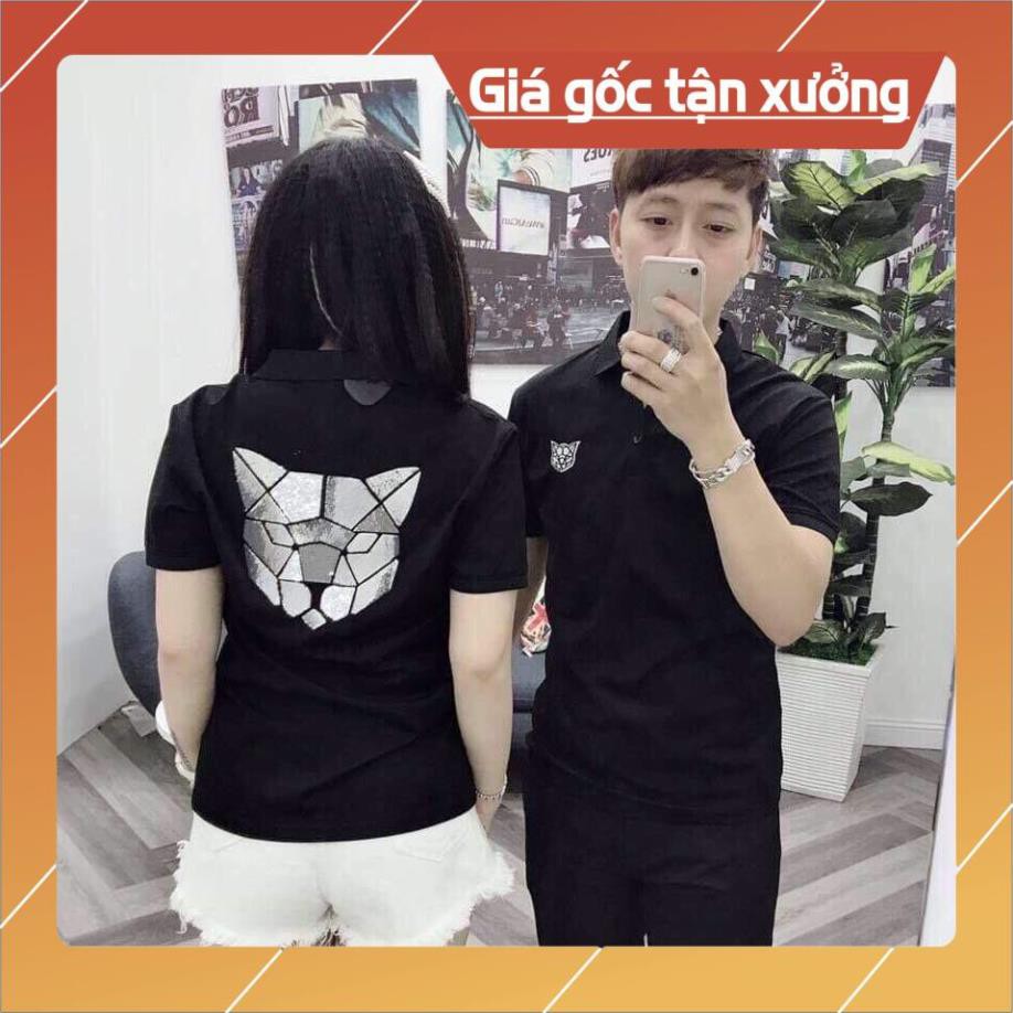 Áo thun nam nữ hàn quốc cao cấp 2 màu mô hình sói tcs