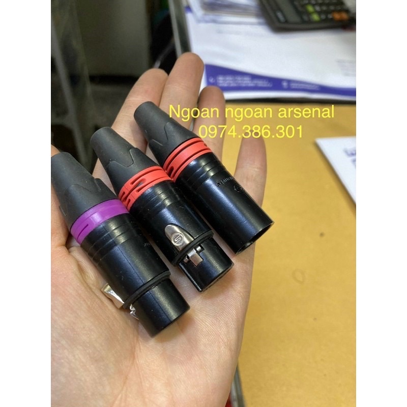 dây tín hiệu âm thanh Balanced/canon/XLR hàng chất lượng. Báo giá 1 dây 2 rắc