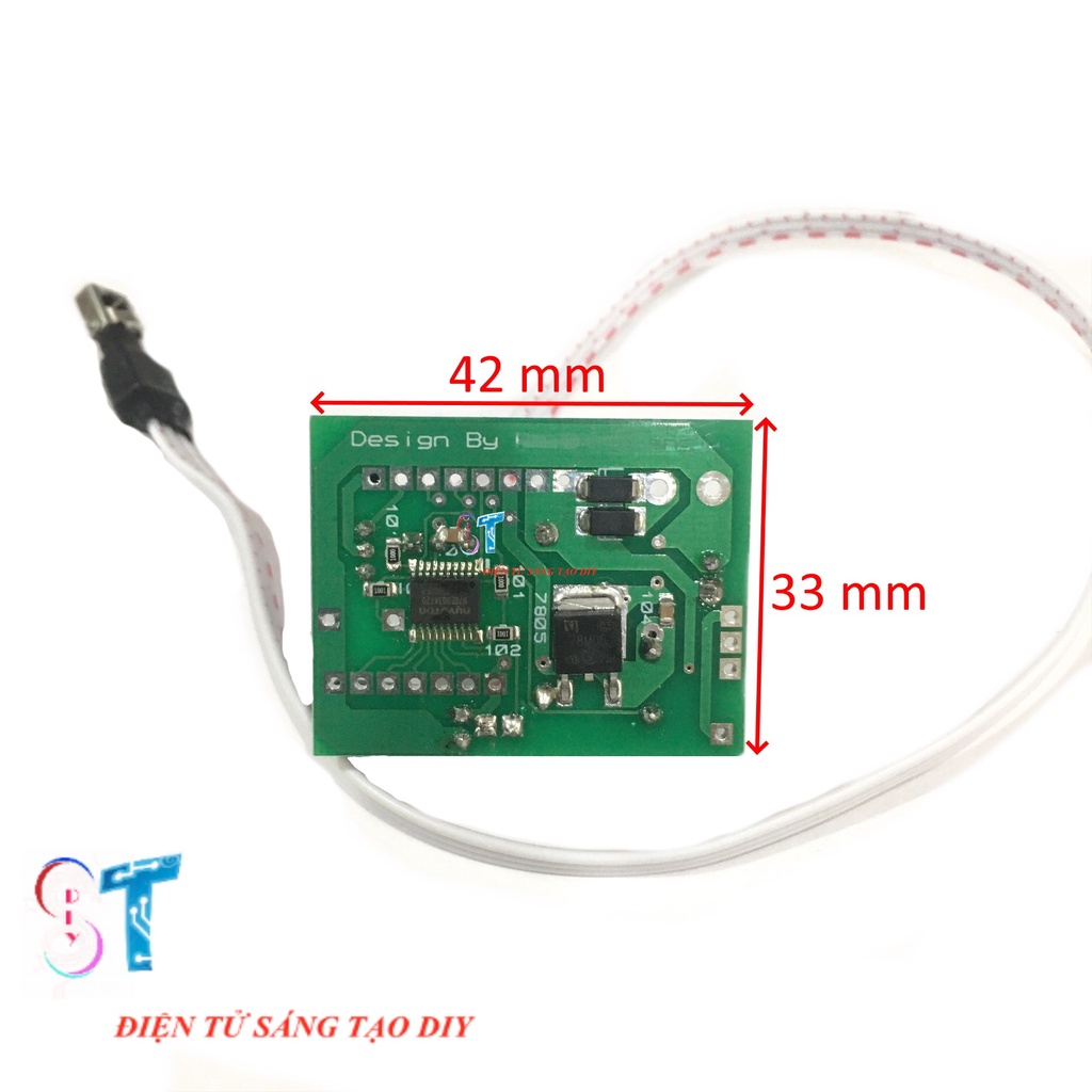 Mạch Xung Điều Khiển Từ Xa Cho Động Cơ Brushless Không Chổi Than Chế Quạt