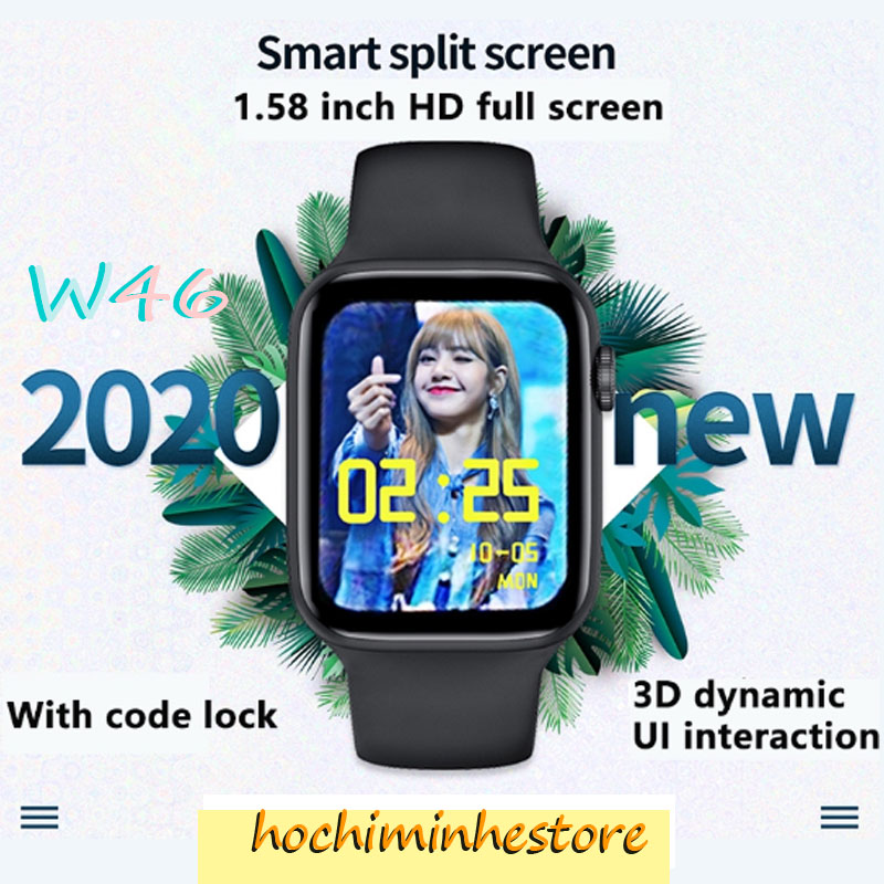 Đồng hồ thông minh chống nước s6 mini đồng hồ thông minh mini nữ hw12 s6 pro bluetooth call Smartwatch 40mm pin trâu tùy chỉnh mặt series 6 watch6 thể thao phát hiện sức khỏe nhịp tim theo dõi thể dục theo dõi PK IWO12 IWO13 W26 W16 W56 W46 W26M HW12 IWAT