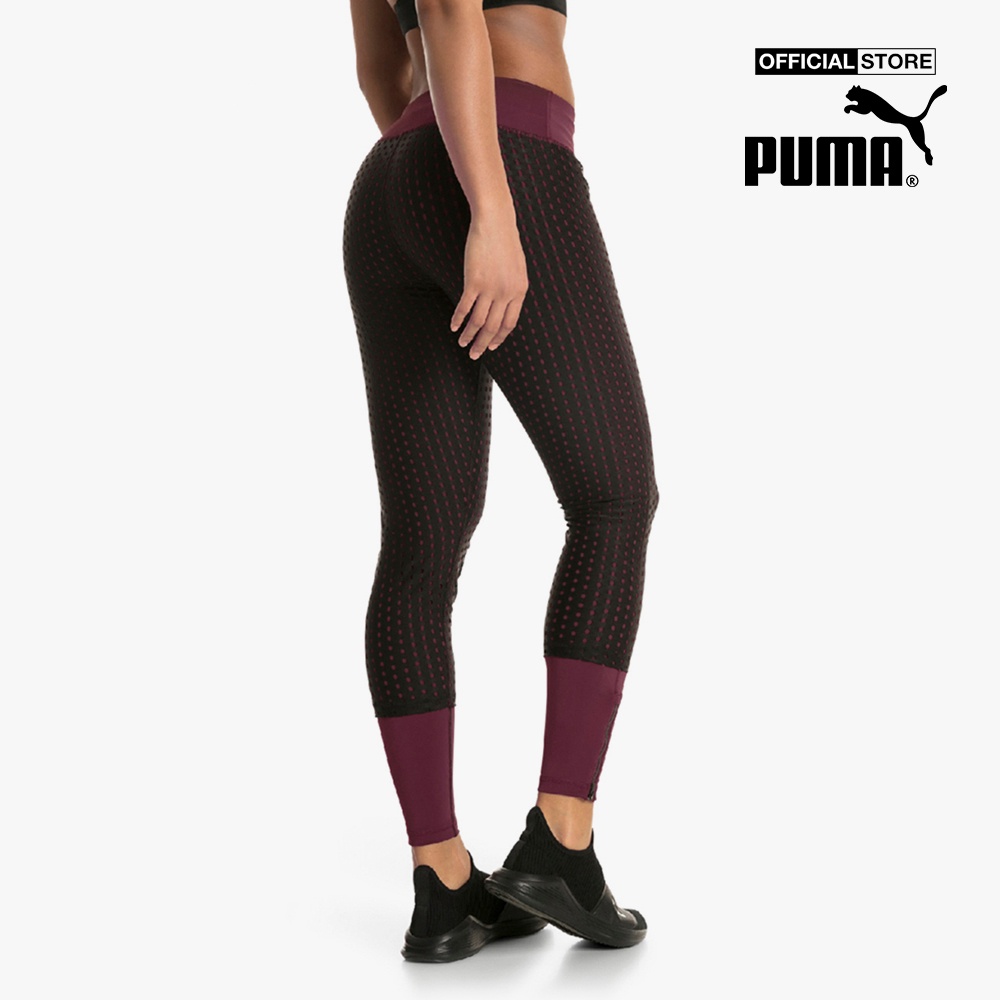 PUMA - Quần legging thể thao nữ Luxe Mesh 517083-02