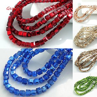 Bộ 100 đá pha lê xâu chuỗi 4mm lấp lánh
