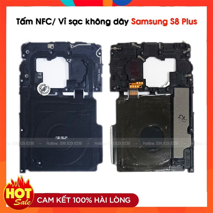 Tấm NFC Samsung S8 Plus - Miếng NFC/ Vỉ sạc không dây zin bóc máy của điện thoại Samsung Galaxy S8 Plus