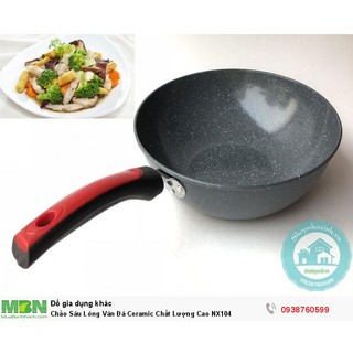 Chảo Vân Đá Ceramic 32cm Sâu Lòng