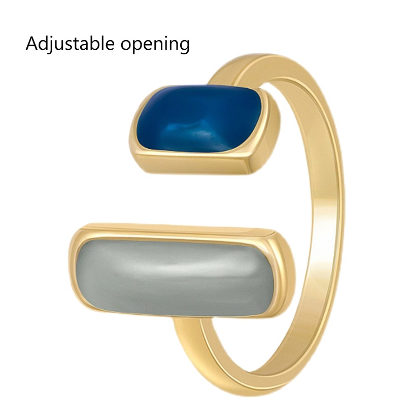 Nhẫn Đeo Tay Có Thể Xếp Chồng Thiết Kế Đơn Giản Dùng Làm Quà Tặng