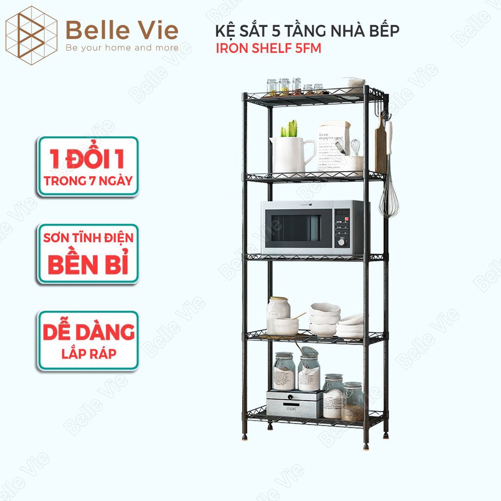 Kệ Sắt Đa Năng Lắp Ghép Kệ Đề Đồ Bằng Sắt Sơn Tĩnh Điện Lắp Ráp Dễ Dàng - PBGS15