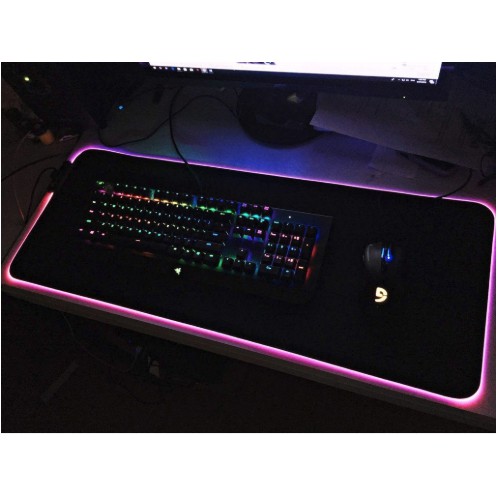 Bàn Di Chuột RGB, Lót Chuột Pad RGB Loại Lớn 80x30cmx4mm