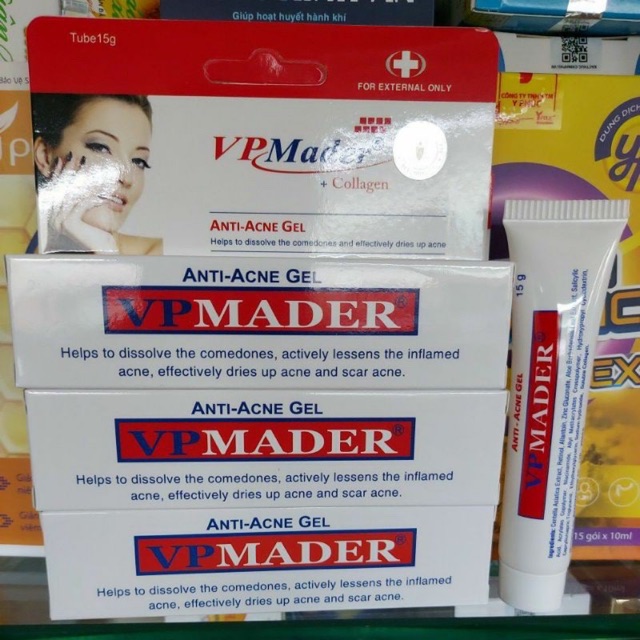 Kem bôi mụn đẹp da VP MADER collagen