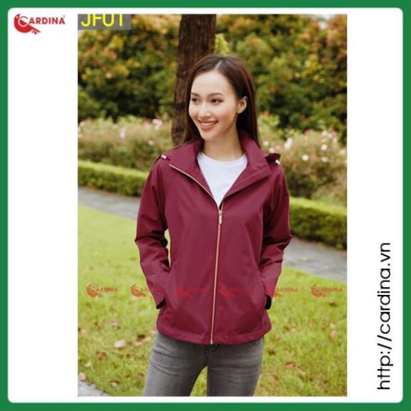 Áo Khoác Nữ, Áo Khoác Jacket Nữ 2 Lớp CARDINA Cao Cấp Chống Nước, Chống Nhăn, Kiểu Dáng Trẻ Trung