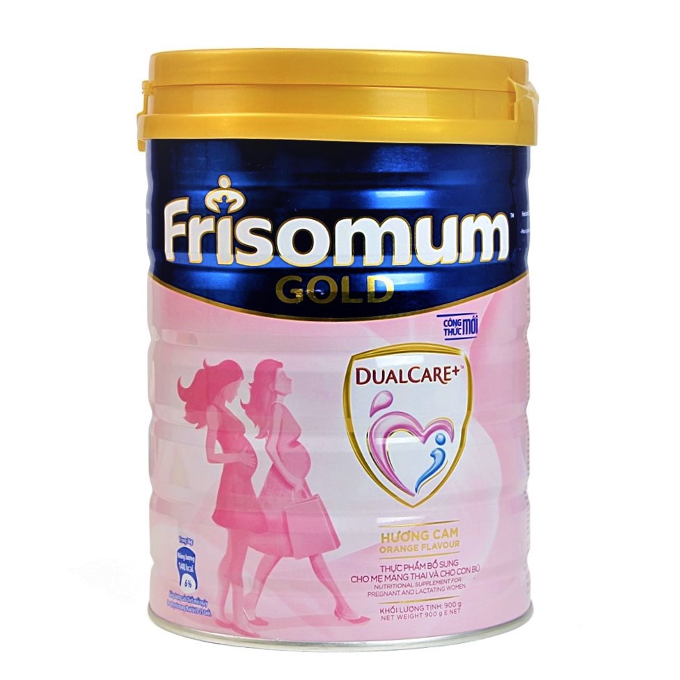 Sữa Bột Frisomum Gold Hương Vani/Cam 900g( Date mới 2022)