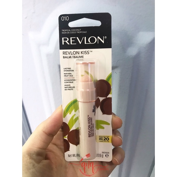 Son dưỡng môi Revlon Kiss Balm Tropical Coconut SPF 20 -USA