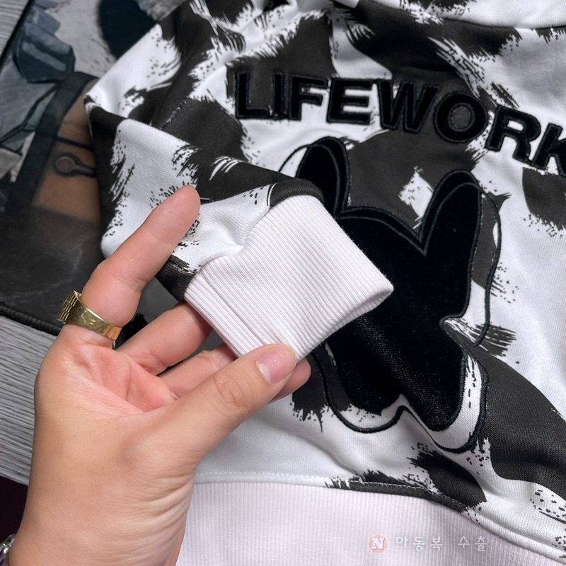 Bộ nỉ LifeWorkk loang kid bé trai