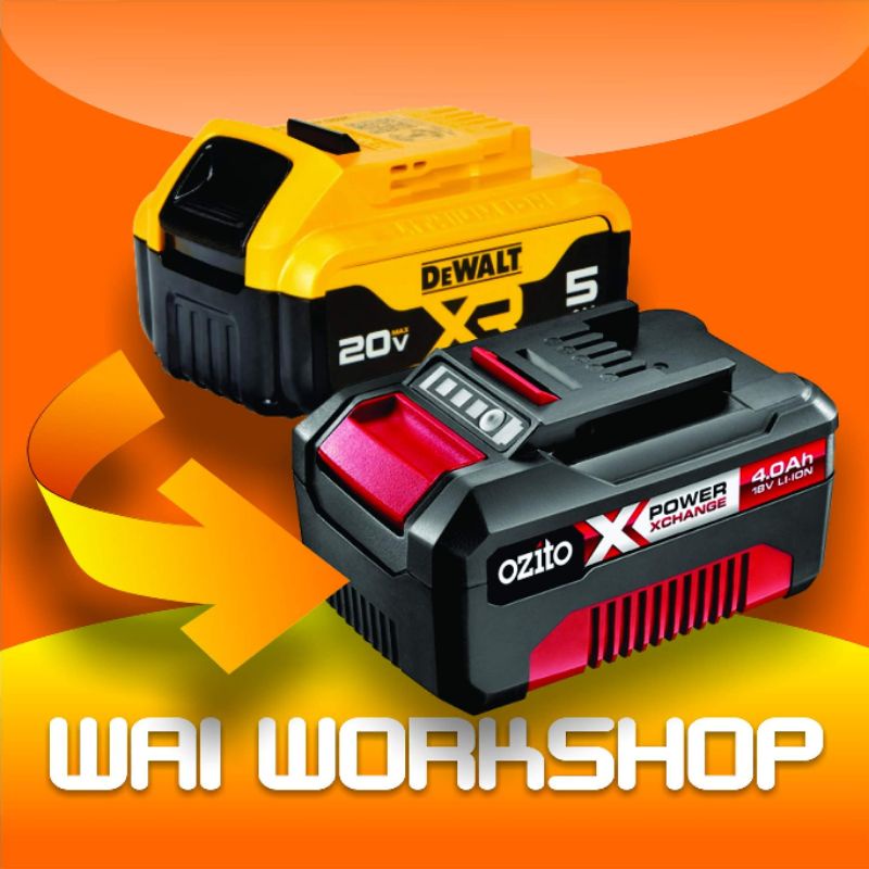 Đế chuyển Dewalt sang Ozito