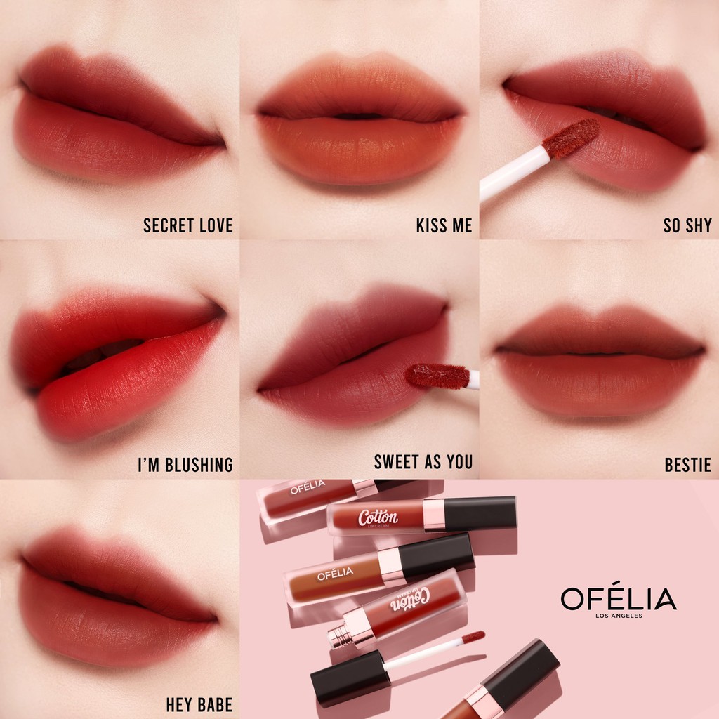 Son kem OFÉLIA Cotton Lip Cream | BigBuy360 - bigbuy360.vn
