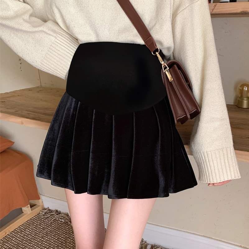 Chân váy bầu Nhung lụa bao đẹp