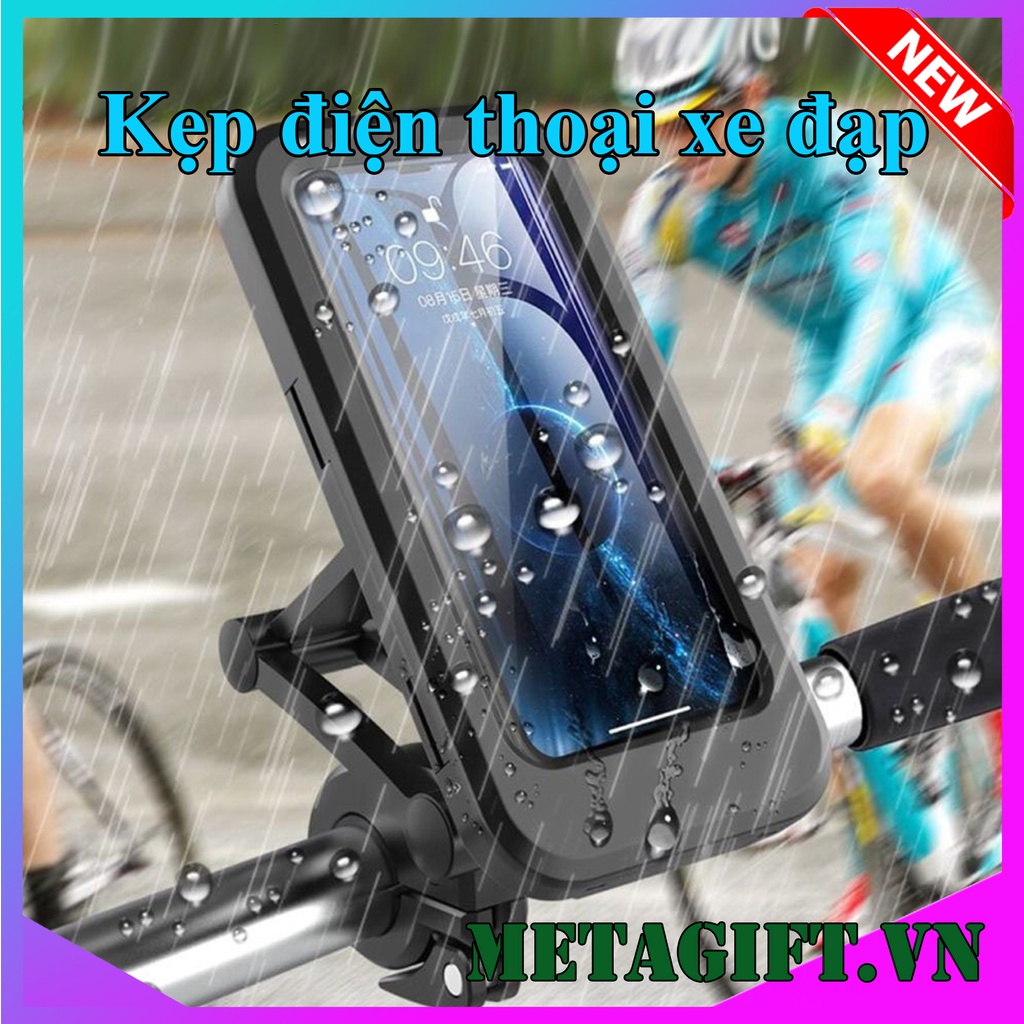 Giá đỡ điện thoại xe đạp, kẹp điện thoại xe đạp thể thao gắn trên ghi đông moto xe máy chống nước