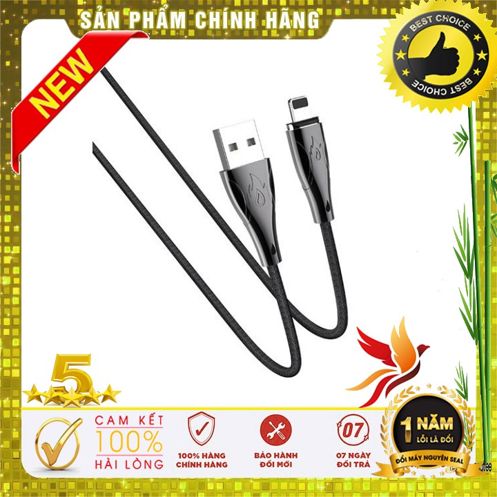 Cáp sạc nhanh HOCO U75 MicroUSB (Dây dù, 1.2m, 3.0A)