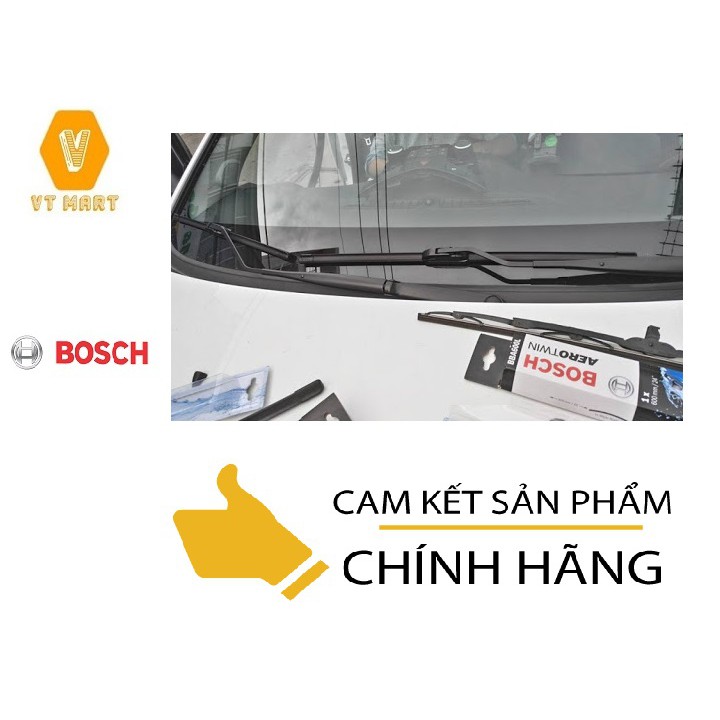 Bộ 2 Gạt mưa cao cấp{ BOSCH AEROTWIN} Chính Hãng Cho xe [Hyundai Tucson] 18&quot; và 24&quot; với chiều dài 450mm +600mm