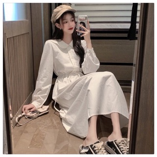 [ORDER] Váy ulzzang dáng dài thắt eo