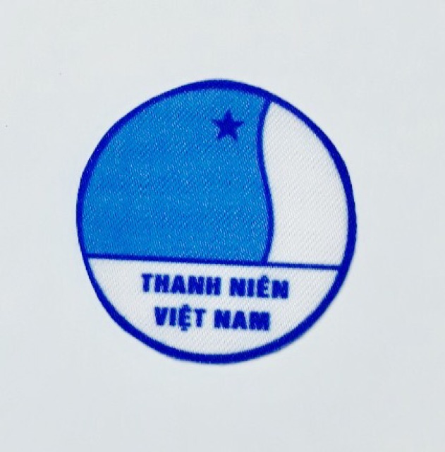 Huy hiệu Hội LHTN Việt Nam dán keo lên áo