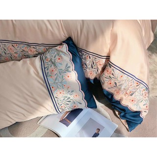 Set Chăn Ga Gối Lụa Cao Cấp (set 5 món)