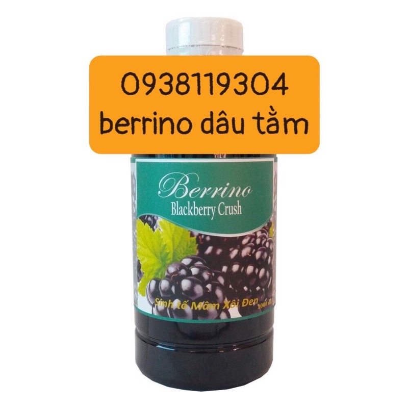 mứt sinh tố dâu tằm berrino 1 lit