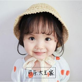Mũ cói siêu yêu cho bé