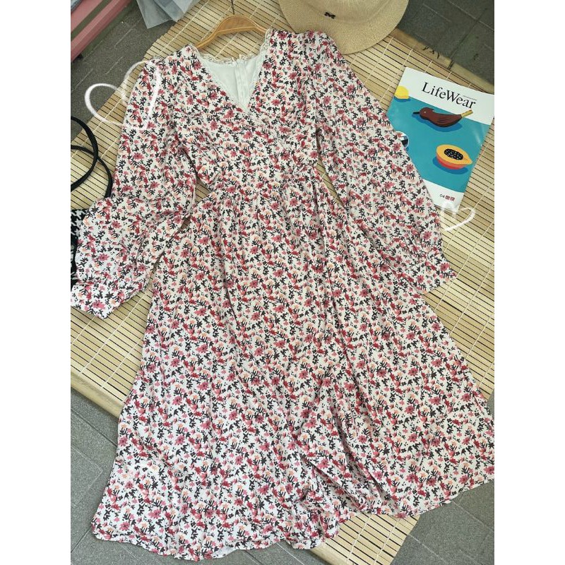 MAXI  HOA VIỀN REN