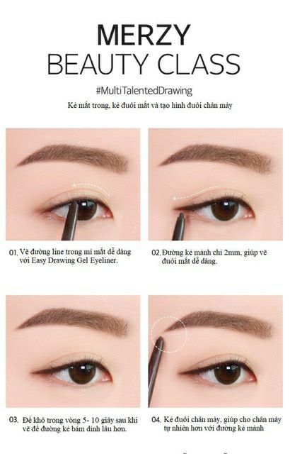 (GRAB - NOWSHIP) (DATE 13-01-2023) Chì Kẻ Mắt Chống Trôi Merzy Easy Drawing Gel Eyeliner