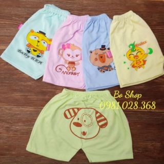 (X) Quần cộc sơ sinh rã đũng in mông