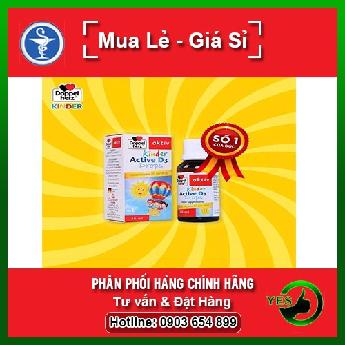Siro Kinder Active D3 Drops - Nhập Khẩu Từ Đức (Chai 30ml)