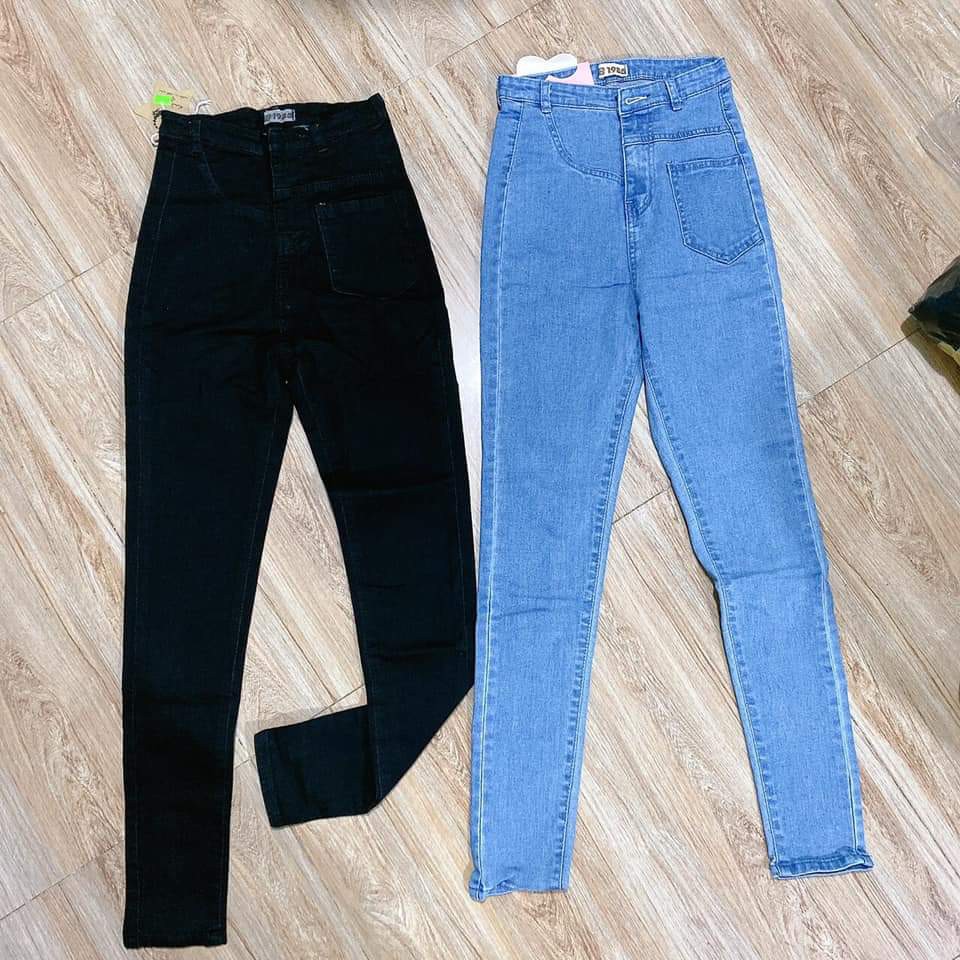 Quần jean nữ LƯNG SIÊU CAO - hình thật và có size đại TTG-120-5