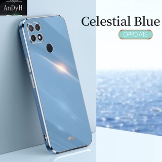 Ốp điện thoại viền mạ sang trọng cao cấp dành cho Oppo A15 A15S A35
