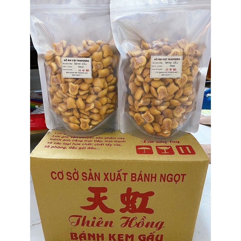 500g BÁNH GẤU NHÂN KEM THIÊN HỒNG XỊN