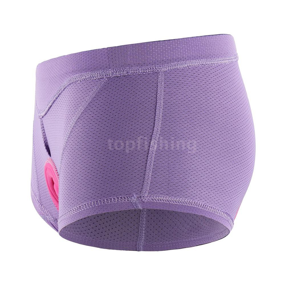 Quần lót đệm gel 3D chạy xe đạp MTB cho nữ
