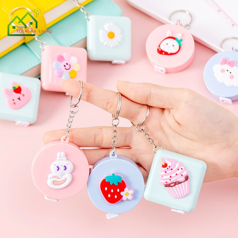 Thước Dây Mini Thiết Kế Hoạt Hình Nhiều Màu Sắc Dễ Thương