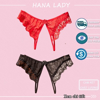 Quần lót nữ lọt khe ren không đáy hở đũng sexy LK038