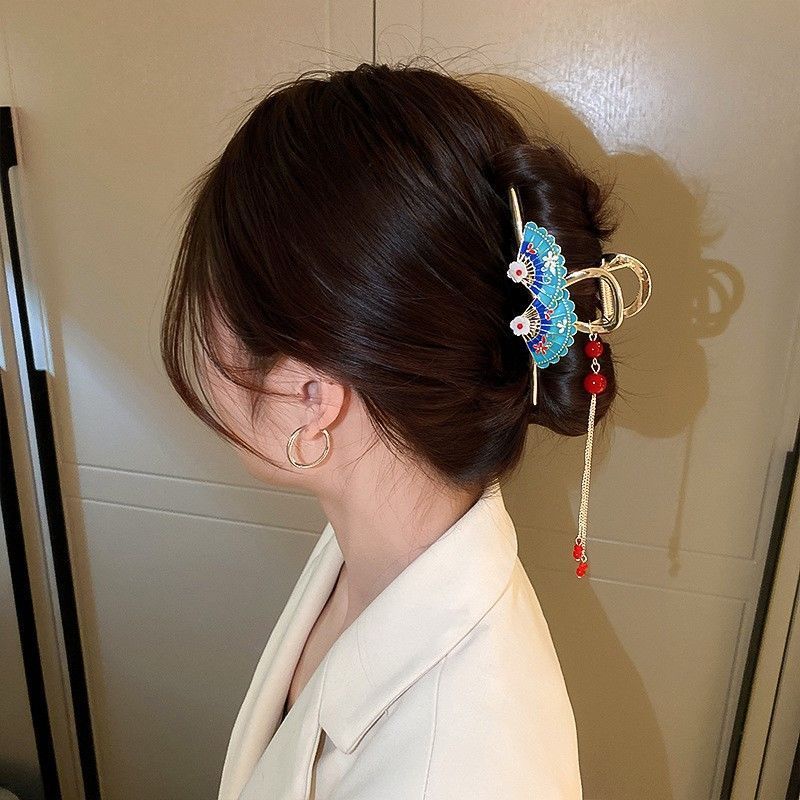 Kẹp Tóc Tua Rua Phong Cách Trung Hoa Xinh Xắn Cho Bé Gái