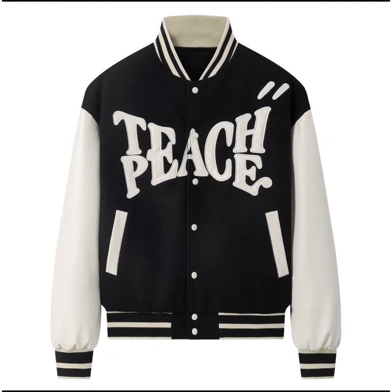 Áo khoác bomber độn bóng chày nhật bản polyester hàng nhập khẩu gia công tại việt nam