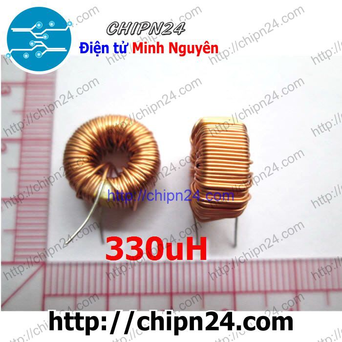 [2 CÁI] Cuộn cảm xuyến 3A 330uH DIP (LM2576 LM2596)