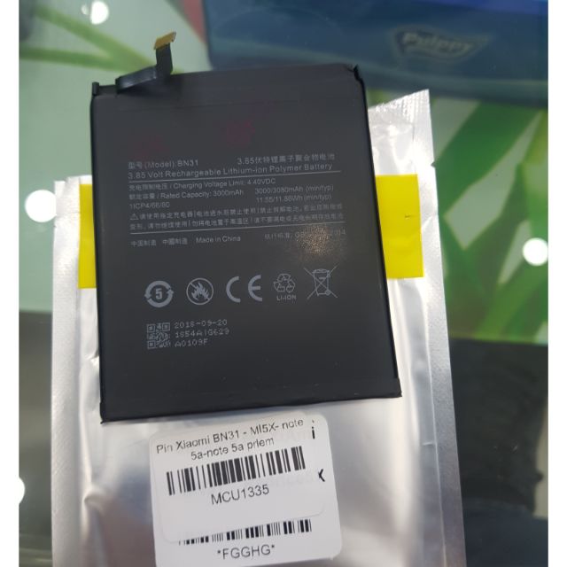 Pin Xiaomi BN31 ( Pin Xiaomi Mi 5X / Mi A1 / Redmi Note 5A Prime )