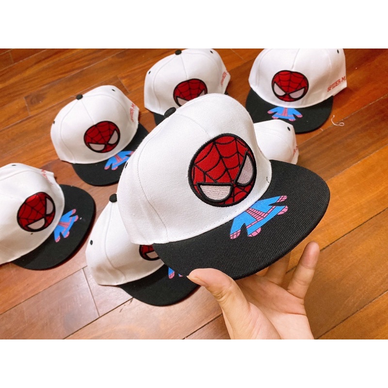 Mũ lưỡi trai Spiderman siêu anh hùng cho bé trai 2-6T