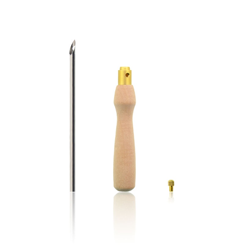 bút thêu nổi thêu xù cán gỗ điều chỉnh được độ dài ngắn