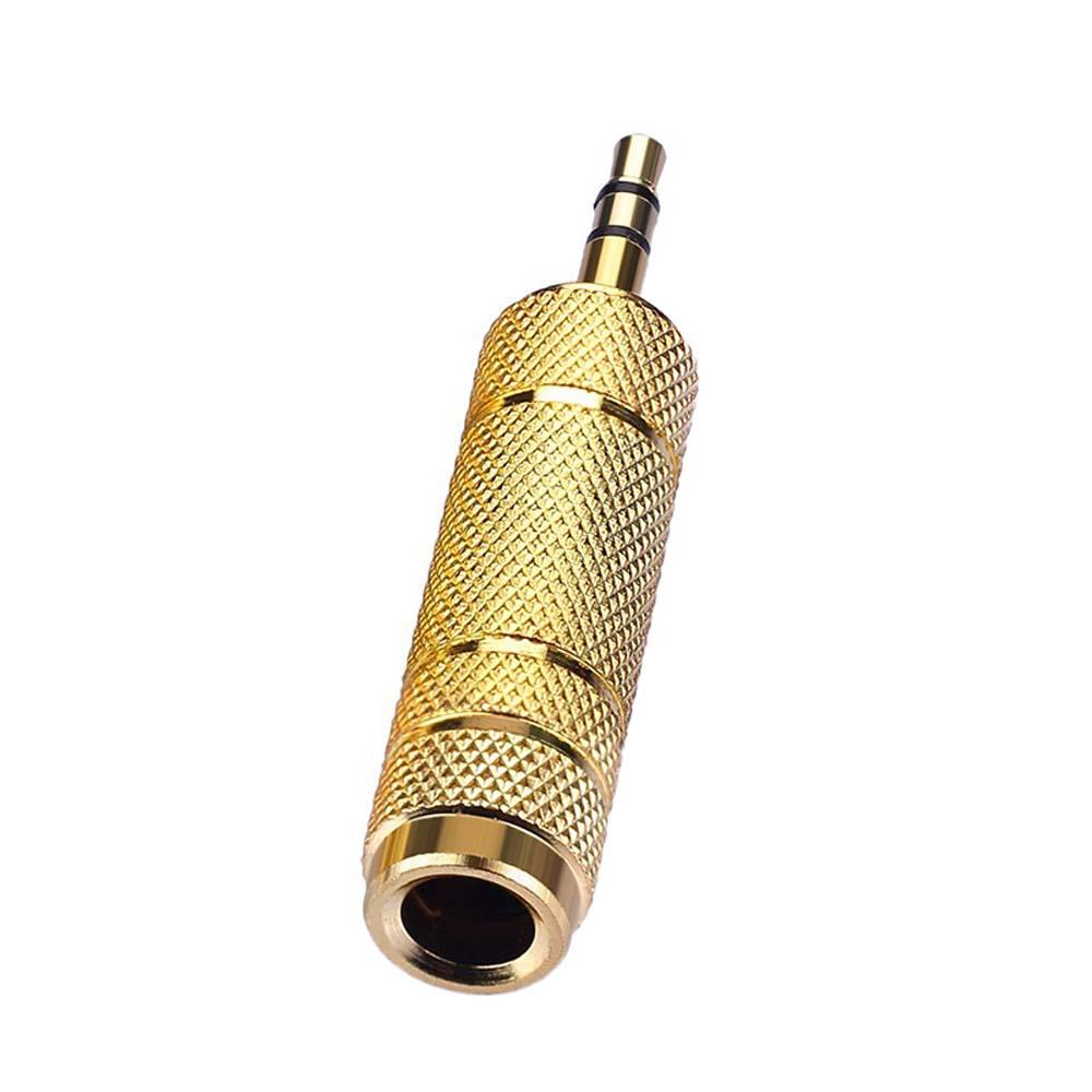 Giắc Cắm Chuyển Đổi Âm Thanh Từ 3.5 Sang 6.35mm Sang 6.35mm Chuyên Dụng