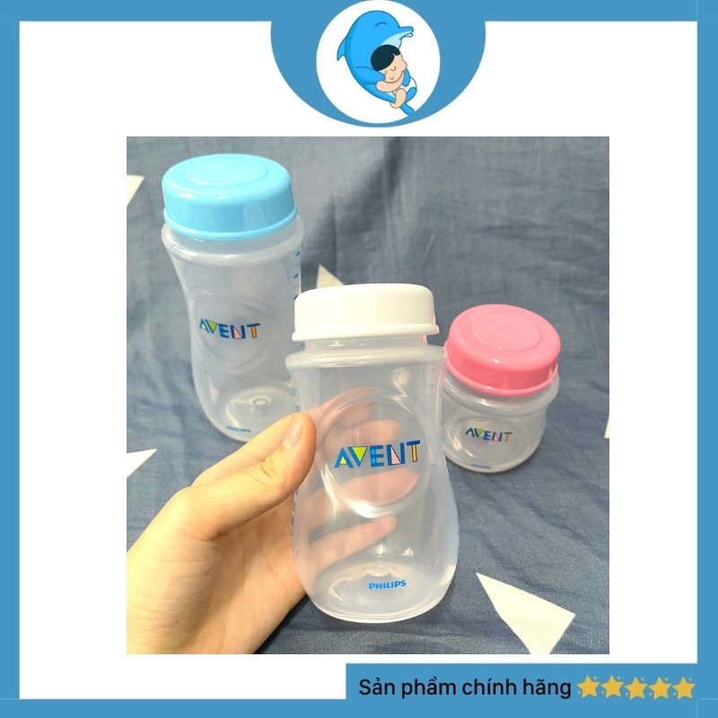 Nắp Đậy Bình Sữa Avent Cổ Rộng Mua Nắp Tặng Thân Bình Trữ 180ml