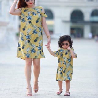 Set váy đôi cây dừa